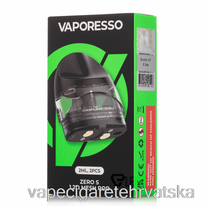 Vape Hrvatska Vaporesso Zero S Replacement Pods 1.0ohm Zero S Pods